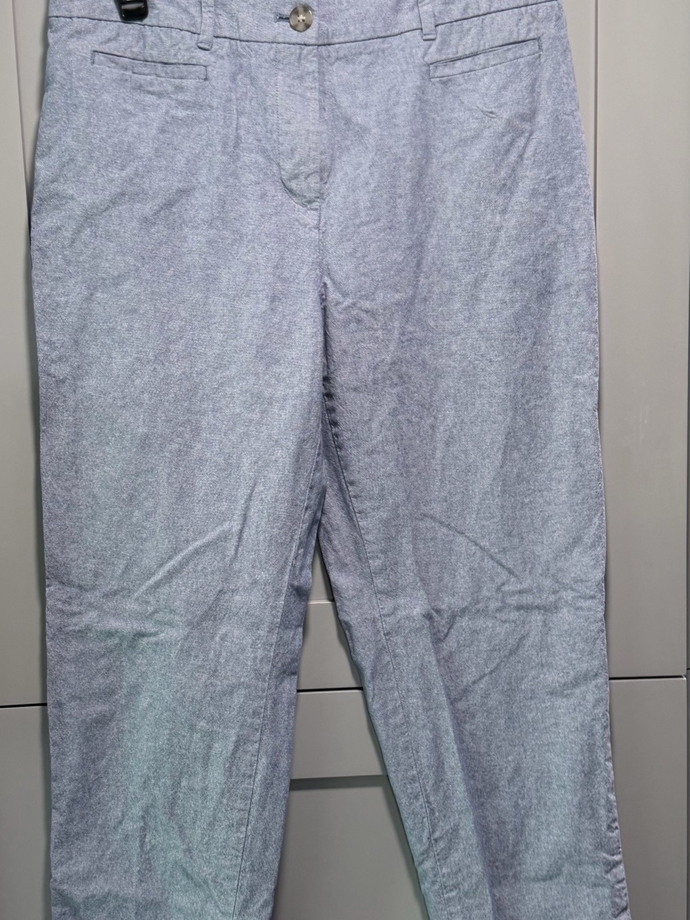 Talbots Light Blue Chambray Skirt